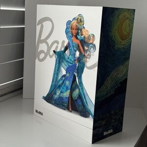 Empty Barbie Box MoMA Vincent Van Gogh Starry Night Storage Display Replacement